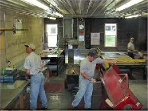 hard at work