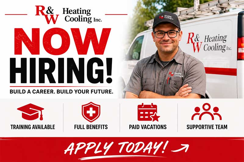 R&W Heating in Milton Is Hiring